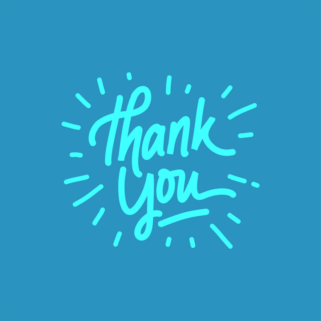 a Thank You message from Caloundra Arts Centre Association